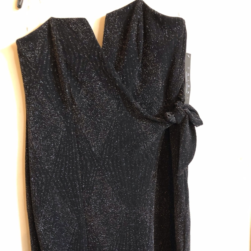 Strapless mini dress